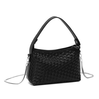Imagem de Bolsa Tressê De Ombro Pequena Com Alça De Metal Removível Santa Lola