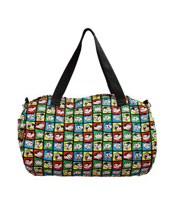 Imagem de  Bolsa Viagem Cilíndrica Rostos Coloridos - Turma Da Mônica