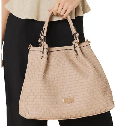 Imagem de Bolsa wj satchel tressê grande feminino ref: wj46253