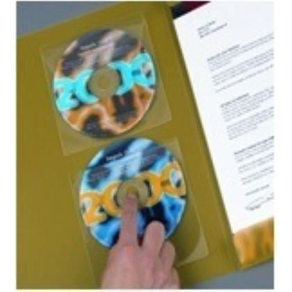 Imagem de Bolsas Auto Adesivas para Cd com Furo 127x127mm
