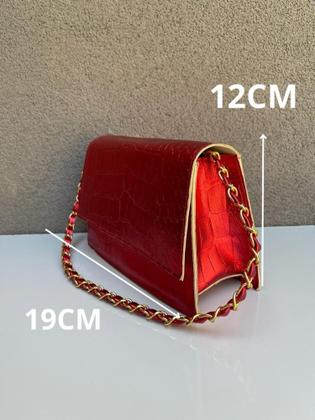 Imagem de Bolsas Femininas Pequenas Transversal Ombro Mão Lateral Alça Corrente