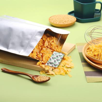 Imagem de Bolsas Mylar SHXWELL de 1 litro para armazenamento de alimentos, 50 unidades com absorvedores