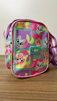 Imagem de Bolsinha Infantil Menina Puket Pet Sereia Verde água