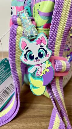 Imagem de Bolsinha Infantil Menina Puket Pet Sereia Verde água