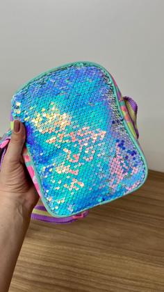 Imagem de Bolsinha Infantil Menina Puket Pet Sereia Verde água