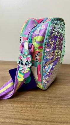 Imagem de Bolsinha Infantil Menina Puket Pet Sereia Verde água