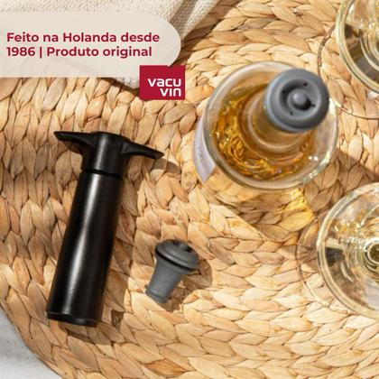 Imagem de Bomba A Vácuo Para Vinho Com 2 Rolhas Vacu Vin