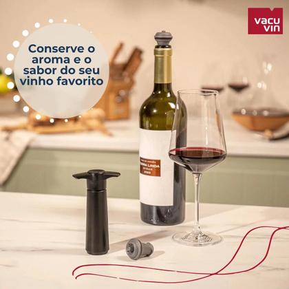 Imagem de Bomba A Vácuo Para Vinho Com 2 Rolhas Vacu Vin