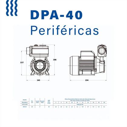 Imagem de Bomba Autoaspirante Dancor Dpa-40  Bivolt 110v/220v