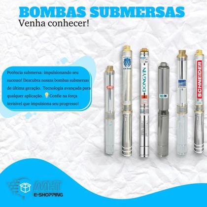 Imagem de Bomba Caneta Submersa Poço 4" Thebe Tsml 1,5 Cv Mono C/ Box