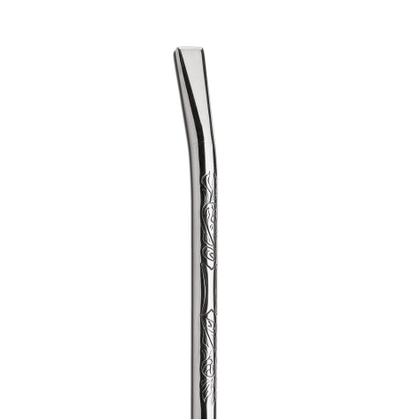 Imagem de Bomba Chimarrão Tererê Inox 19cm Redonda Pera Desenhada 605 - Taumer