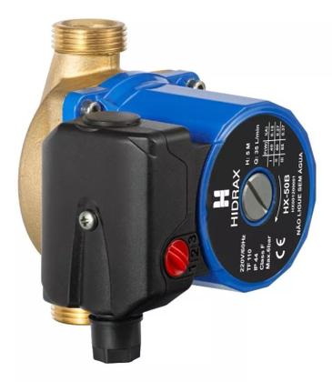 Imagem de      Bomba Circuladora Água Quente Hx-50b Hidrax Bronze 220v