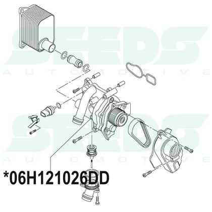 Imagem de Bomba d'Água Audi A3 A4 A5 TT Vw Golf Jetta Passat 2.0