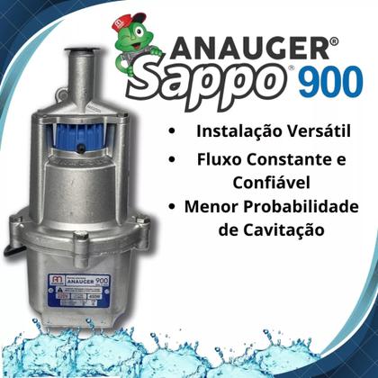 Imagem de Bomba D'água Submersa - Anauger 900 5g 450Watts Cor Prateado 110V