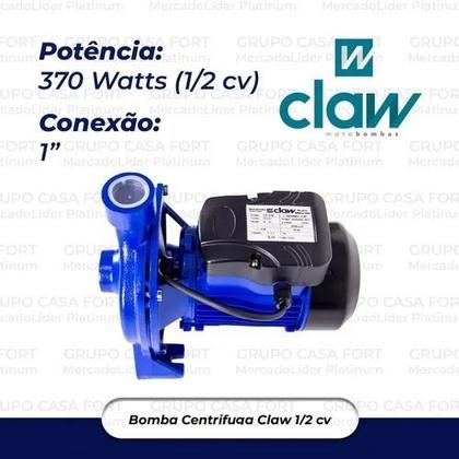 Imagem de Bomba Dágua Centrífuga Claw 1/2cv Wmcm130h Até 17 Metros