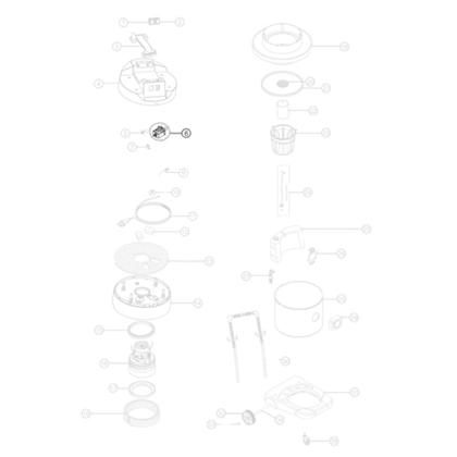 Imagem de Bomba de Água Compatível com Extratora WAP Carpet Cleaner Pro 50 (220V) FW007349