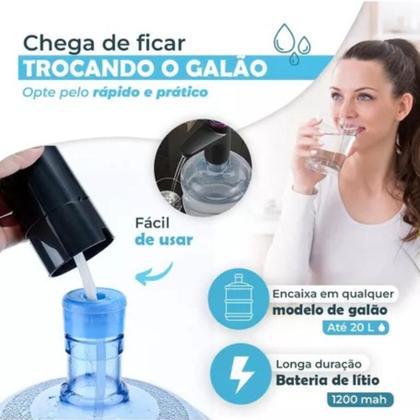 Imagem de Bomba de Água Elétrica para Galões de 5 a 20 Litros com Funcionamento Automático