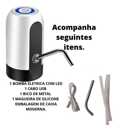 Imagem de Bomba De Água Galão Garrafa Inteligente Sem Fio Portátil Top