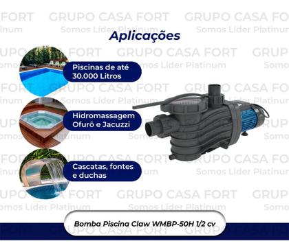 Imagem de Bomba de Agua para Piscinas WMBP50H Claw 1/2cv