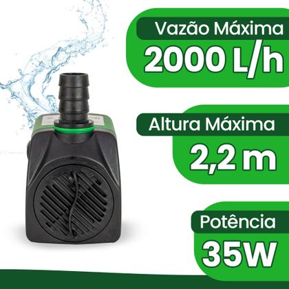 Imagem de Bomba de Aquário 35W 2000L/H TBAQ2000 Trato