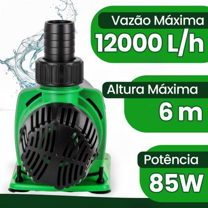 Imagem de Bomba de Aquário 85W 12000L/H TBAQ12000 Trato