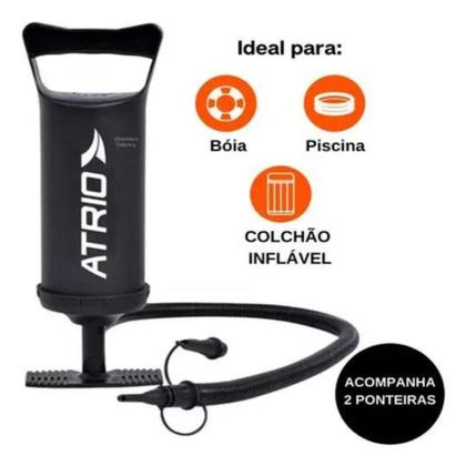 Imagem de Bomba de Ar Manual Para Boia Piscina Colchão Inflável Atrio