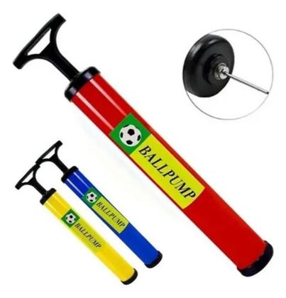 Imagem de Bomba De Ar Manual Para Encher Bolas De Futebol Vôlei Com Bico Color