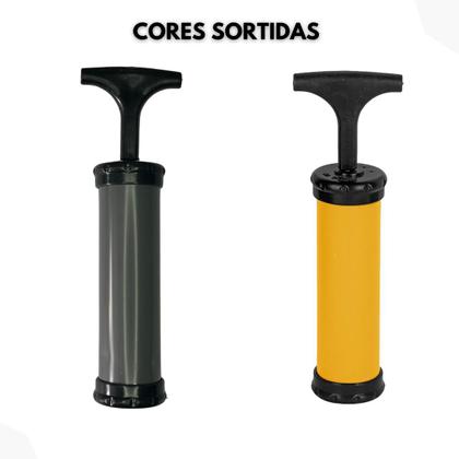 Imagem de Bomba De Ar Para Encher Bola Boias Com 6 Bicos e Mangueira