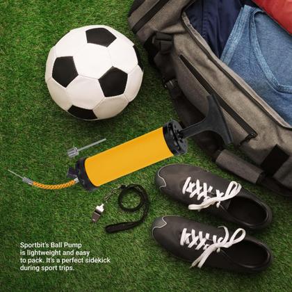 Imagem de Bomba De Ar Para Encher Bola Boias Com 6 Bicos e Mangueira