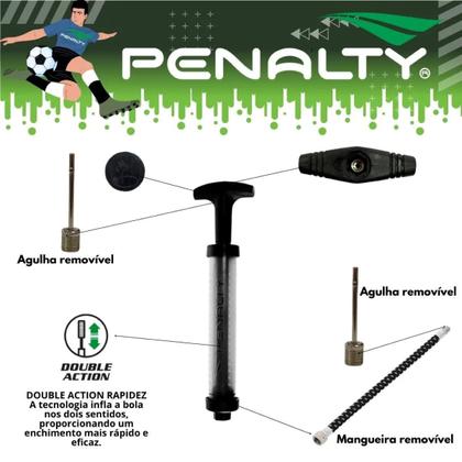 Imagem de Bomba De Ar Sac Penalty Bolas E Pneus Com Dupla Ação Azul