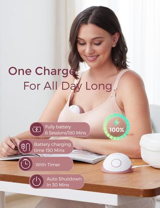 Imagem de Bomba de mama Momcozy M6 Mobile Style Hands Free com 3 modos