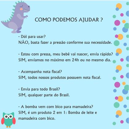 Imagem de Bomba De Tirar Leite Materno Bebe Recem Nascido