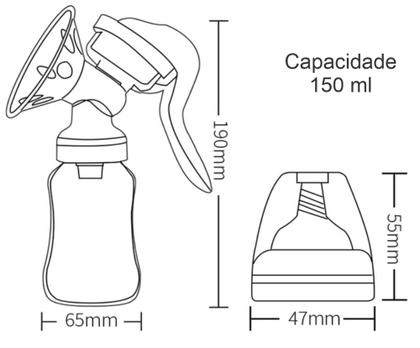 Imagem de Bomba De Tirar Leite Materno Bebe Recem Nascido