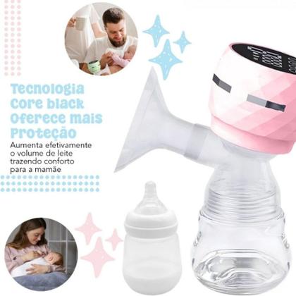 Imagem de Bomba elétrica de tirar leite peito mama bombinha extratora 