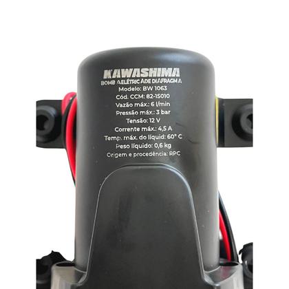 Imagem de Bomba Elétrica Diafragma 12V 6l/min 3bar Original Kawashima