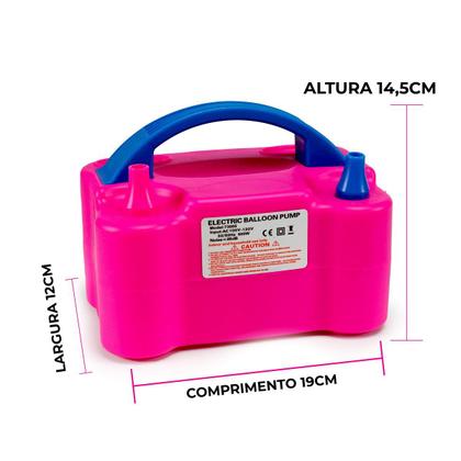 Bomba Elétrica Máquina De Encher Bexiga Balão2 Bicos Mega Compras Imagem de Bomba Elétrica Máquina De Encher Bexiga Balão2 Bicos Mega Compras