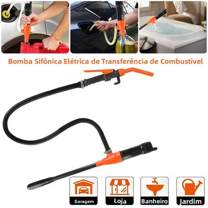 Imagem de Bomba Elétrica Portátil Para Transferência De Combustível Para SUV, Caminhão, RV, Barco, Carro -