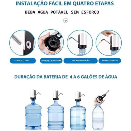 Imagem de Bomba Eletrica Portátil Recarregavel Para Galão