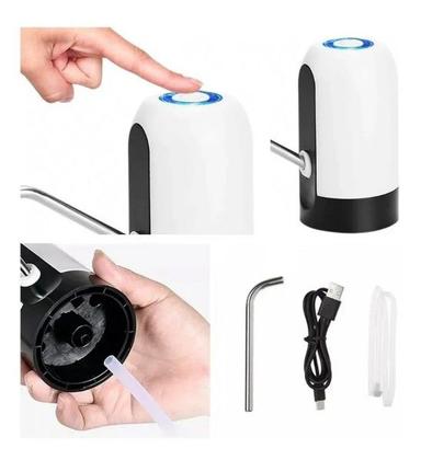 Imagem de Bomba Elétrica Recarregável p Garrafão de Água Bivolt Usb