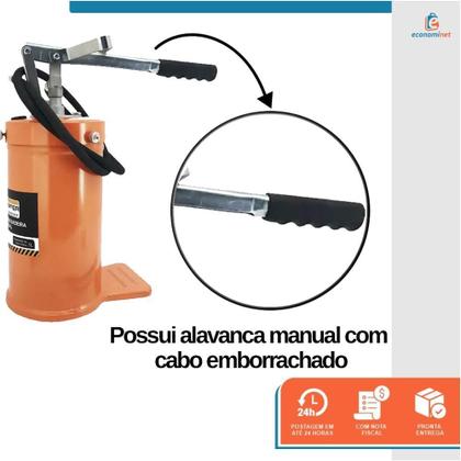 Imagem de Bomba Engraxadeira Manual 10 Litros - Starfer