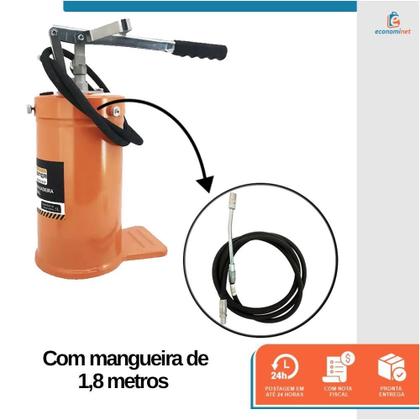 Imagem de Bomba Engraxadeira Manual 10 Litros - Starfer