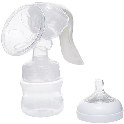 Imagem de Bomba Extratora Manual Coletora de Leite Materno Em Silicone E Mamadeira Easy Flow 120ml - Buba