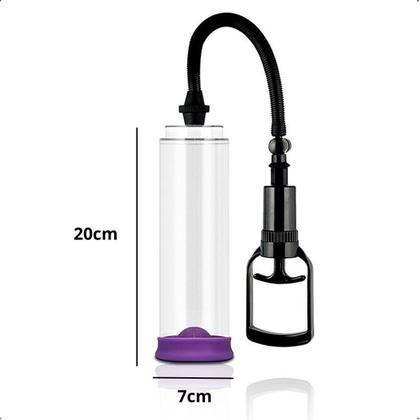 Imagem de Bomba P Manual a Vácuo Desenvolvedor com Anel Extensor Masculino