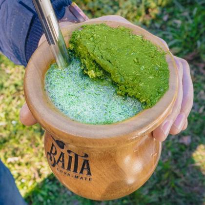 Imagem de Bomba Para Chimarrão de Inox  Com Bojo de 1000 Furos - Elimine a Cestinha