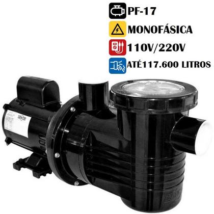 Imagem de Bomba para piscina dancor pf-17 3/4cv monofasica 127v/220v