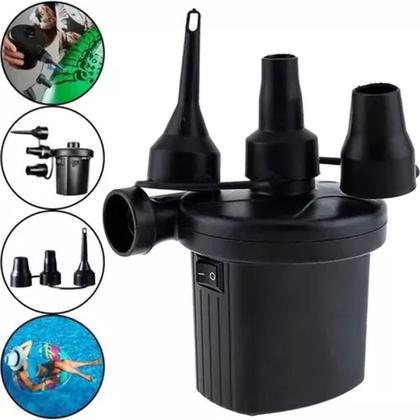 Imagem de Bomba pneumática para casa Compressor de ar potencia superlativa Bolas Colchões Boias bicicleta