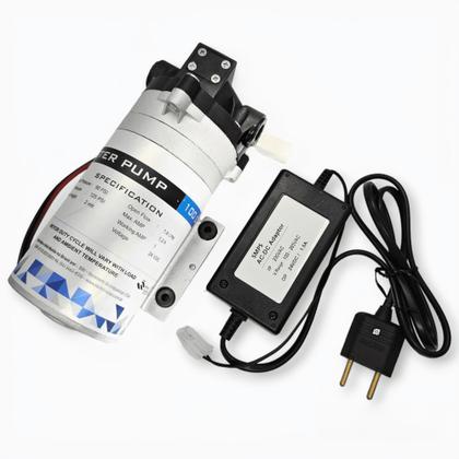 Imagem de Bomba Pressurizadora Osmose Reversa 100gpd + Fonte Energia