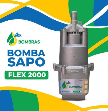Imagem de Bomba Sapo Submersa Para Poço Bombras Flex 2000 220v