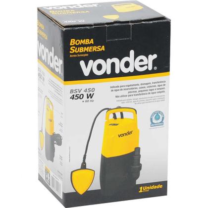 Imagem de Bomba Submersa 450 W, BSV 450, 220 V~, Vonder