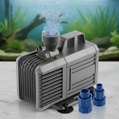 Imagem de Bomba Submersa 5500LH 5m para Lago Aquário Fonte Cascata Chafariz Água Doce Salgada 110V